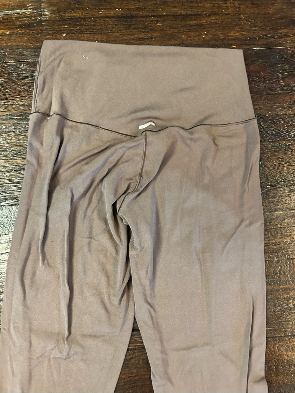 aerie Chill Play Move - Taupe Brown High-Rise Leggings - Picture 6 of 7